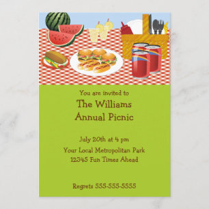 Picnic Time Invitation