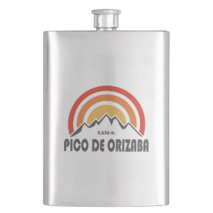 Pico de Orizaba Mexico Hip Flask