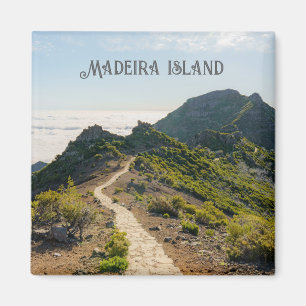 Pico Ruivo hike landscape, Madeira travel Magnet