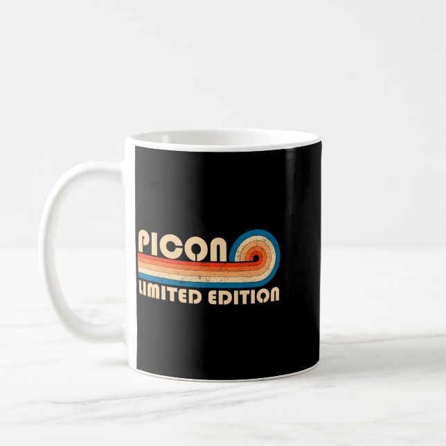 Picon Retro 70s 80s Sunset E Performance Coffee Mug (Left)