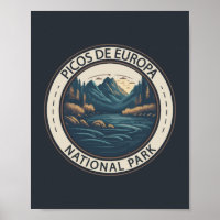 Picos de Europa National Park Spain Travel Art