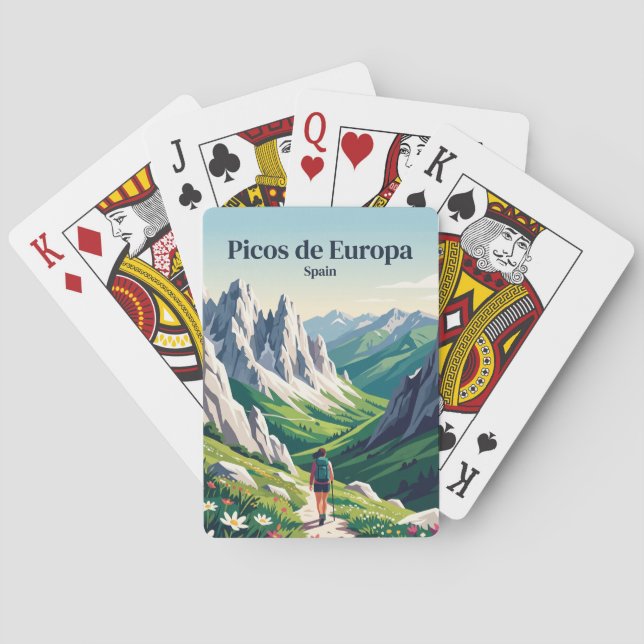Picos de Europa Spain Playing Cards (Back)
