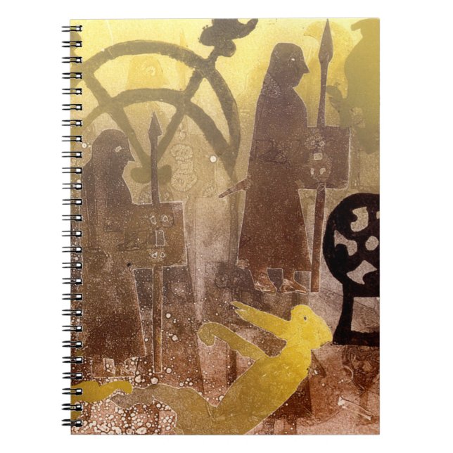 Pictish Birsay Stone Spiral Notebook (Front)