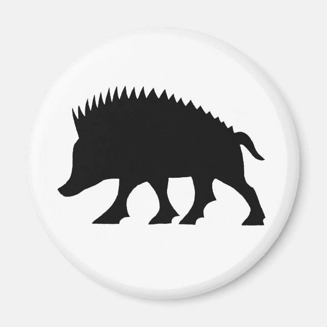 Pictish Boar Cutout Magnet (Front)