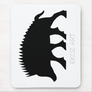 Pictish Boar Cutout Mouse Pad