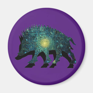 Pictish Boar Maze Magnet