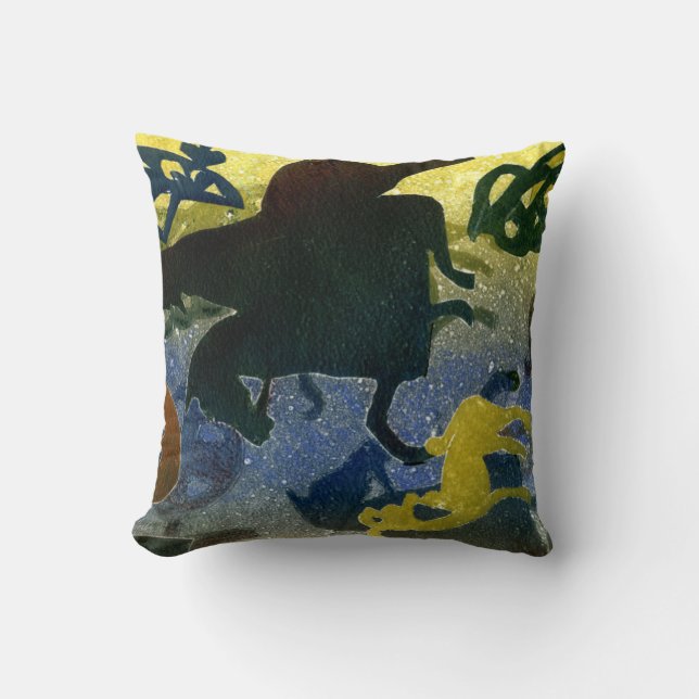 Pictish Horsemen Cushion (Front)