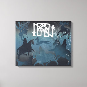 Pictish Hunting Scene I 1995 Canvas Print