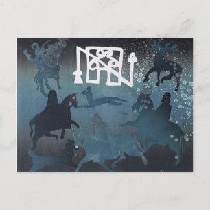 Pictish Hunting Scene I 1995 Postcard