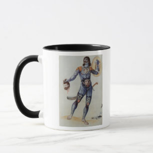 Pictish Man holding a Human Head Mug