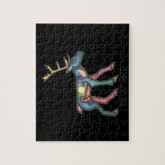 Pictish Stag Sun Jigsaw Puzzle