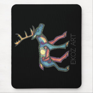 Pictish Stag Sun Mouse Pad