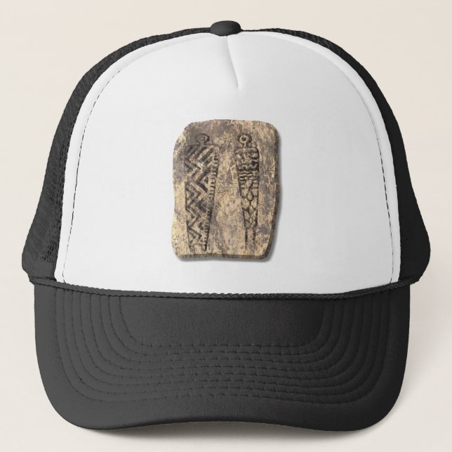 Pictograph men-stone trucker hat (Front)
