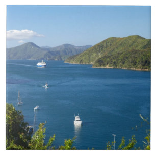 Picton Harbour, Marlborough Sounds, South Tile