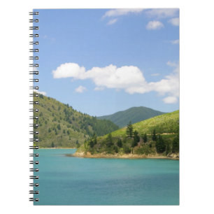 Picton, New Zealand. The gateway between North Spiral Notebook
