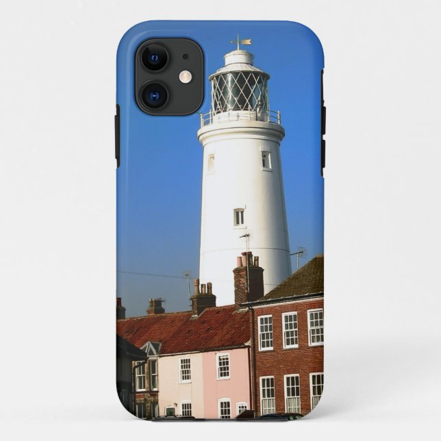 pictur of Lighthouse in sunny seaside english town Case-Mate iPhone Case (Back)