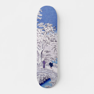Picture at the Bridgeby Utagawa Hiroshige Skateboard