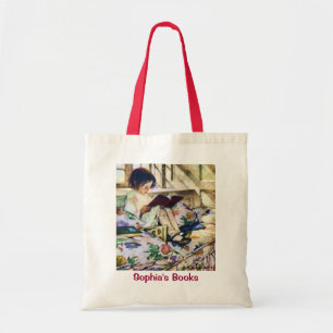 Picture Books in Winter by Jessie Willcox Smith Tote Bag