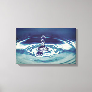 Picture drop of water decoration 3D Canvas Print