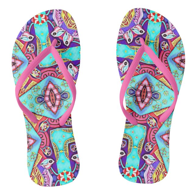 PICTURE FRAMES DESIGNER COLLAGE JANDALS (Footbed)