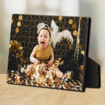 Picture Frames Easel Back Birthday Plaque<br><div class="desc">Tabletop, on a shelf or desk, this plaque with a built-in easel features your favourite baby's 1st birthday photo put directly on the hardboard panel for a stunningly crisp image with an easy wipe clean surface. Great as a gift or to display your favourite photo in your home. TIP: If...</div>