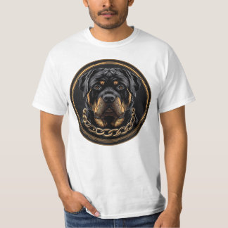  picture of a Rottweiler with a collar T-Shirt