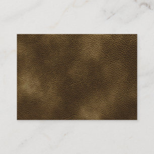 Picture of Brown Leather. Business Card