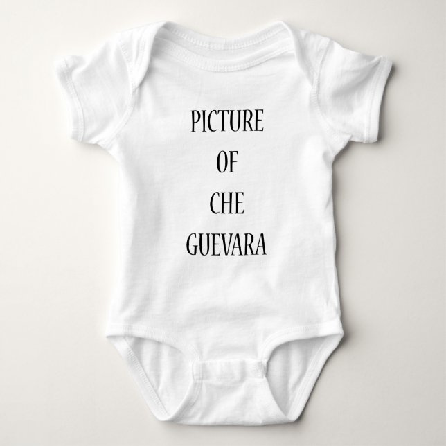 Picture of Che Guevara Baby Bodysuit (Front)