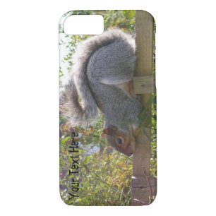 picture of cute grey squirrel sleeping wildlife Case-Mate iPhone case