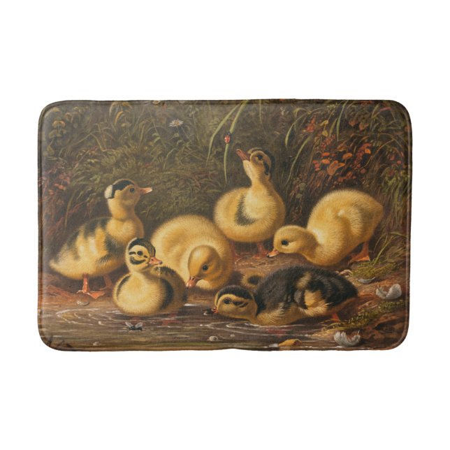 Picture of Ducklings - Baby Ducks Bath Mat (Front)