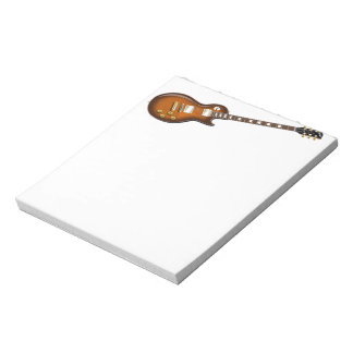 Picture of Guitar on Notepad