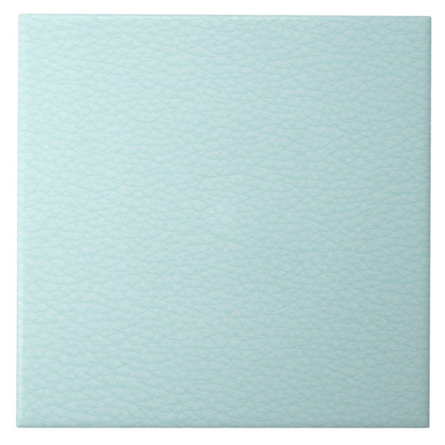 Picture of Light Turquoise Leather. Tile (Front)