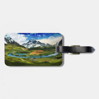picture of sunrise luggage tag