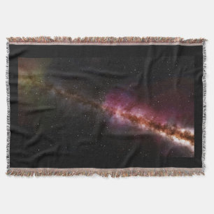 Picture of the universe throw blanket