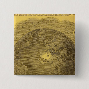 Picture of the World 15 Cm Square Badge