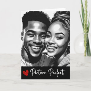 Picture Perfect Card - Black Love (5"x7" folded)