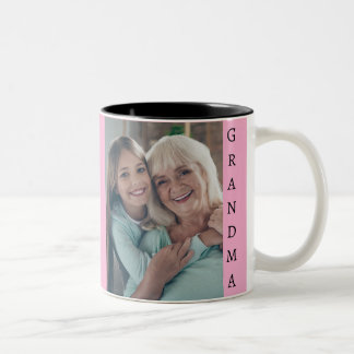 Picture perfect gift for Grandma Two-Tone Coffee M Mug