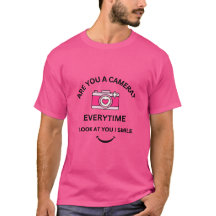 Picture Perfect Love Pink Camera Design Men's Pink