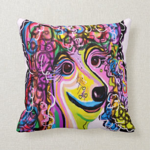 Picture Perfect Poodle Cushion