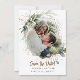 Picture Save The Date Wedding Card