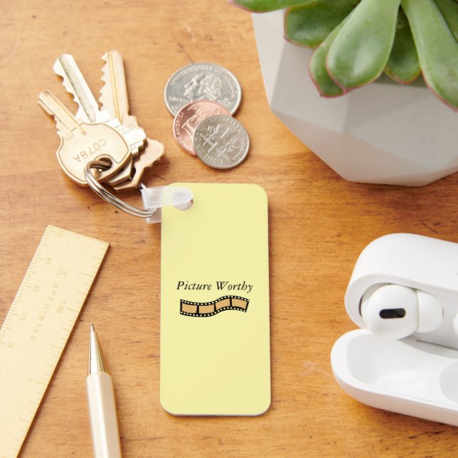 Picture Worthy Acrylic Keychain (Desk)