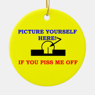 PICTURE YOURSELF CERAMIC TREE DECORATION