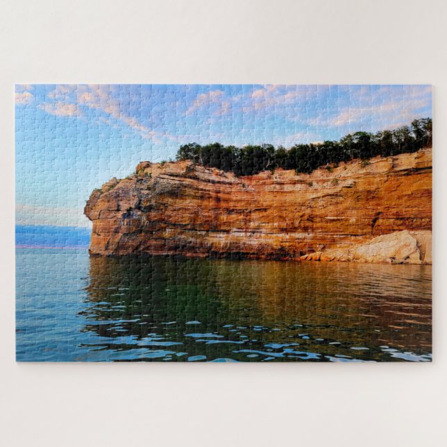 Pictured Rocks Lake Superior National Shoreline Jigsaw Puzzle (Horizontal)