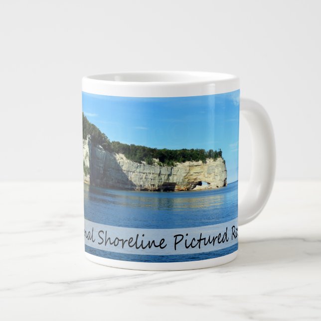 Pictured Rocks Large Coffee Mug (Front Right)