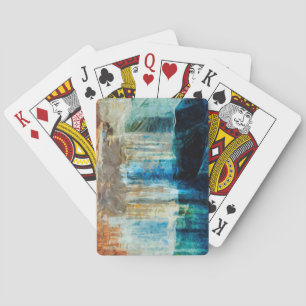 Pictured Rocks National Lakeshore Abstract Playing Cards
