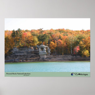 Pictured Rocks National Lakeshore Poster