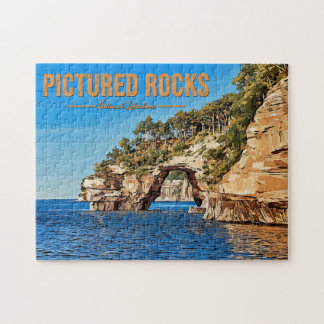 Pictured Rocks National Lakeshore Vintage Puzzle