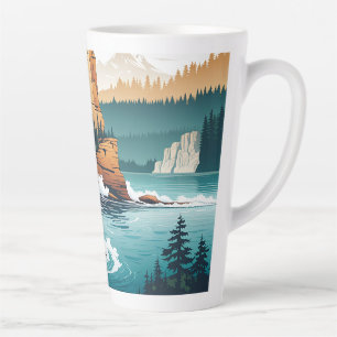 Pictured Rocks Nature Symphony, Rock Harmony Latte Mug