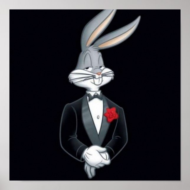 Pictures of cartoon characters poster (Front)