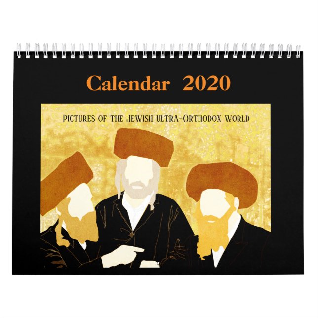 Pictures of the Jewish ultra-Ortho Calendar (Cover)